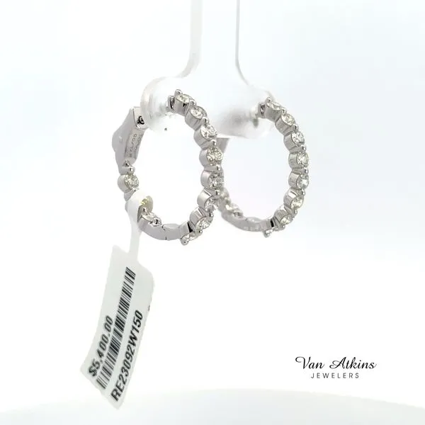 1.50 Carat Diamond Earrings Image 3 Van Atkins Jewelers New Albany, MS