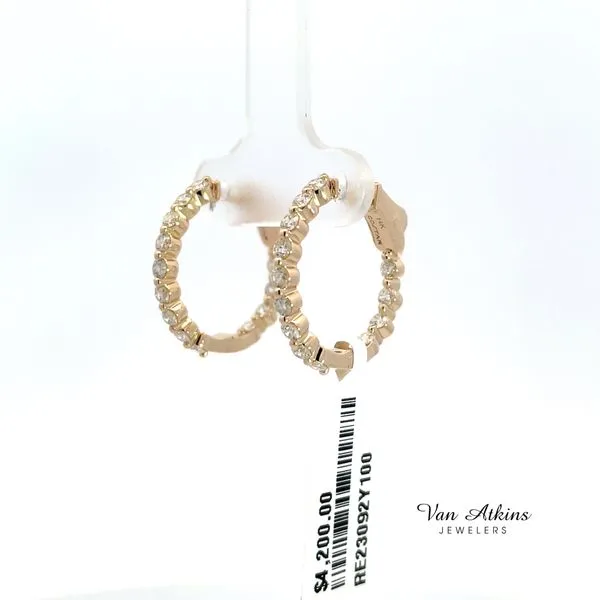 1 Carat Diamond Earrings Image 2 Van Atkins Jewelers New Albany, MS
