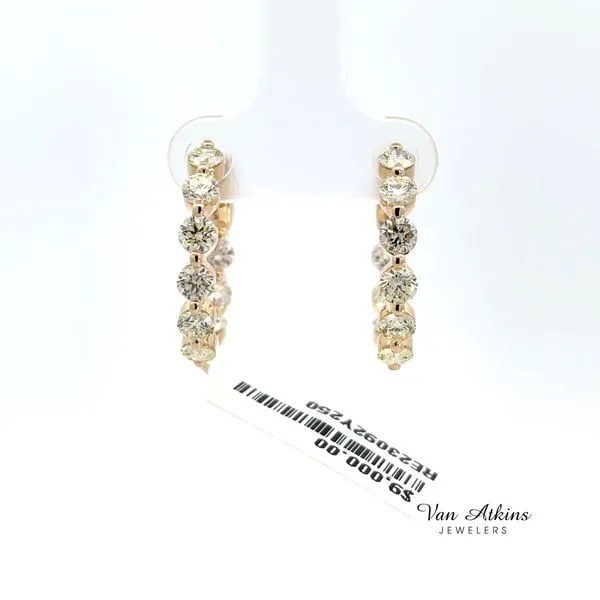 2.5 Carat Diamond Earrings Van Atkins Jewelers New Albany, MS