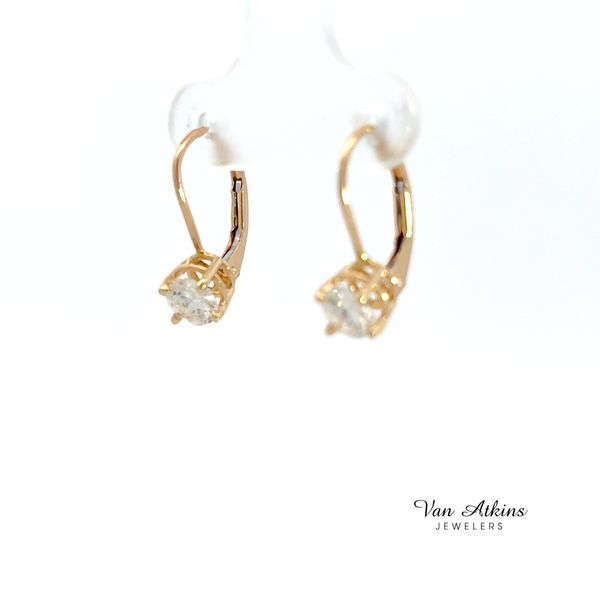 0.85 Carat Diamond Earrings Image 2 Van Atkins Jewelers New Albany, MS