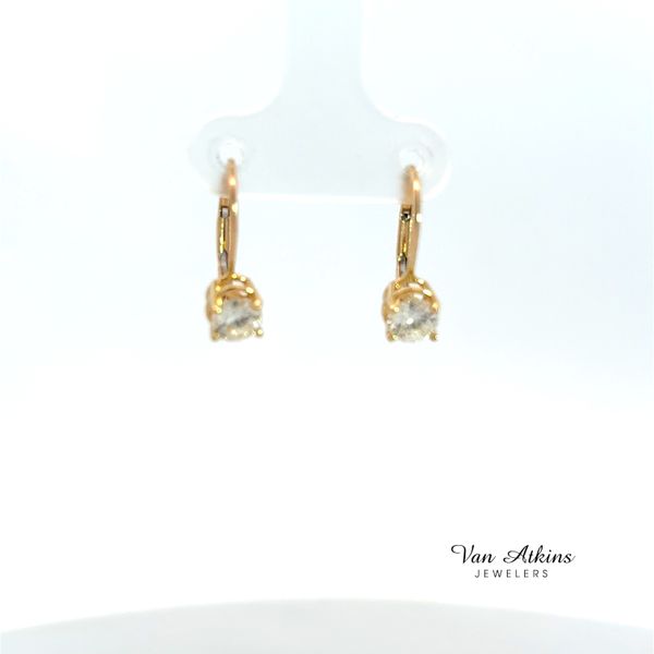 0.85 Carat Diamond Earrings Image 4 Van Atkins Jewelers New Albany, MS
