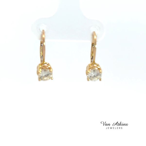 0.85 Carat Diamond Earrings Van Atkins Jewelers New Albany, MS