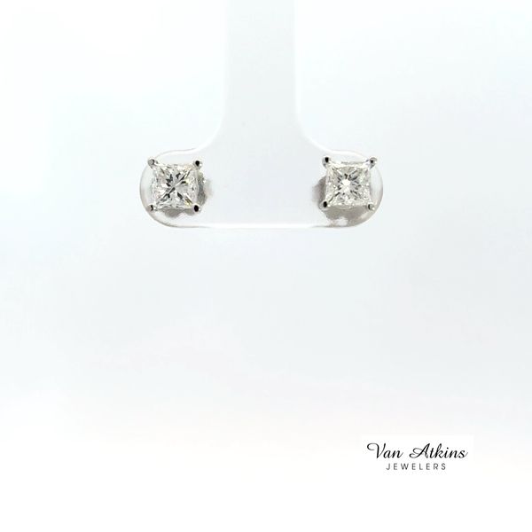 1.06 Carat Diamond Earrings Image 4 Van Atkins Jewelers New Albany, MS