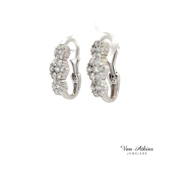 1.5 Carat Diamond Earrings Image 2 Van Atkins Jewelers New Albany, MS