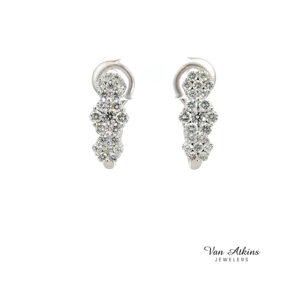 1.5 Carat Diamond Earrings Image 4 Van Atkins Jewelers New Albany, MS