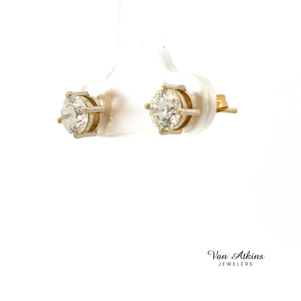1 Carat Diamond Earrings Image 2 Van Atkins Jewelers New Albany, MS
