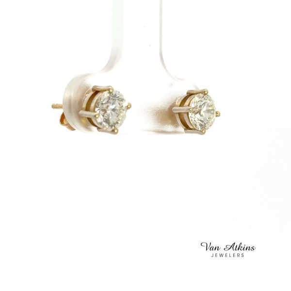 1 Carat Diamond Earrings Image 3 Van Atkins Jewelers New Albany, MS