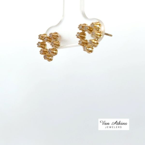 0.05 Carat Diamond Earrings Image 2 Van Atkins Jewelers New Albany, MS