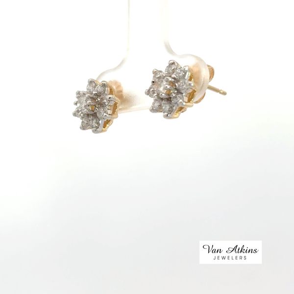 0.75 Carat Diamond Earrings Image 2 Van Atkins Jewelers New Albany, MS