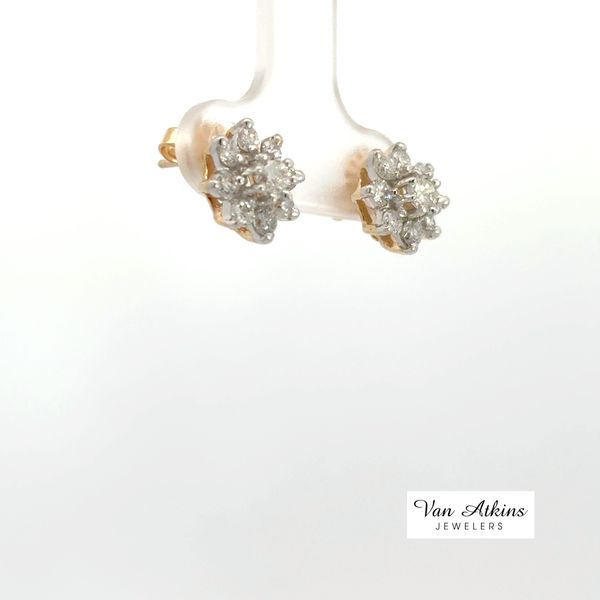 0.75 Carat Diamond Earrings Image 3 Van Atkins Jewelers New Albany, MS