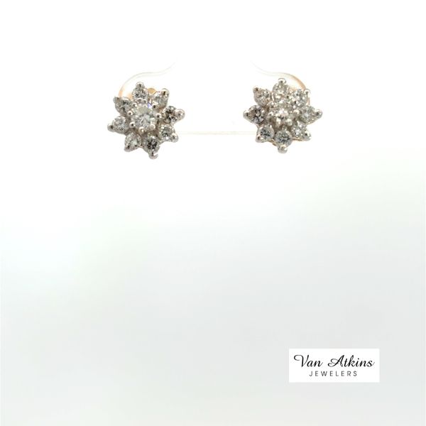 0.75 Carat Diamond Earrings Image 4 Van Atkins Jewelers New Albany, MS