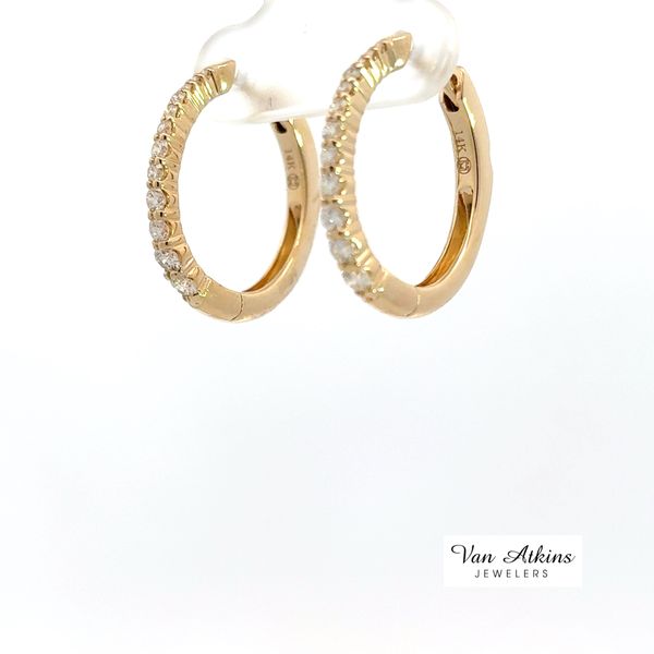 0.51 Carat Diamond EarringS Image 2 Van Atkins Jewelers New Albany, MS