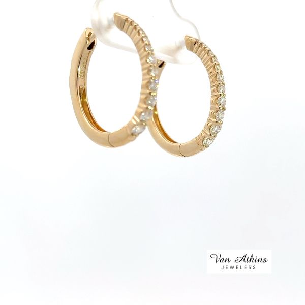 0.51 Carat Diamond EarringS Image 3 Van Atkins Jewelers New Albany, MS