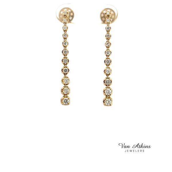 0.77 Carat Diamond Earrings Van Atkins Jewelers New Albany, MS