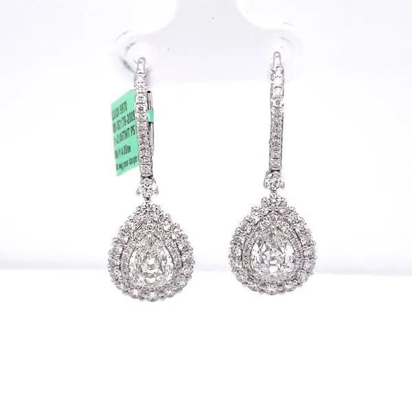 4.05 Carat Diamond Dangle Earrings Van Atkins Jewelers New Albany, MS