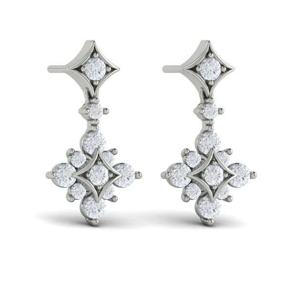 Diamond Earrings Image 2 Van Atkins Jewelers New Albany, MS