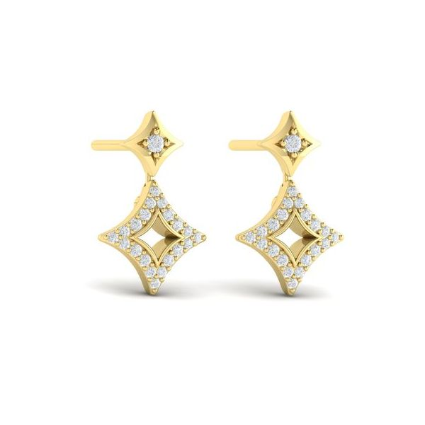 Diamond Earrings Image 2 Van Atkins Jewelers New Albany, MS