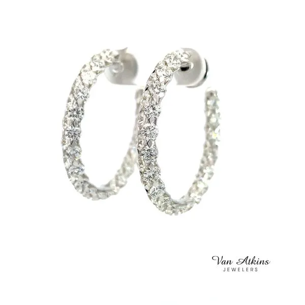 11.69 Carat Diamond Earrings Image 5 Van Atkins Jewelers New Albany, MS