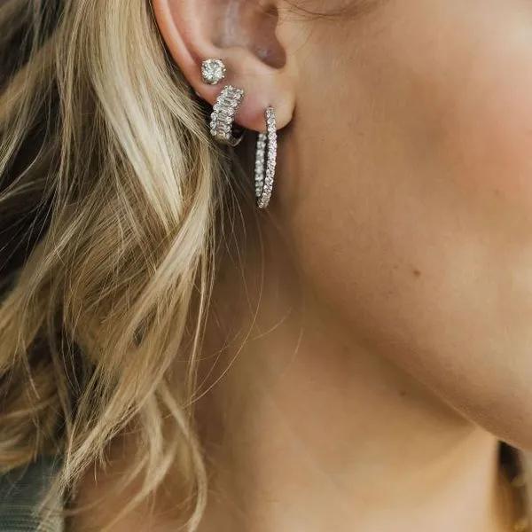 Diamond Earrings Image 2 Van Atkins Jewelers New Albany, MS