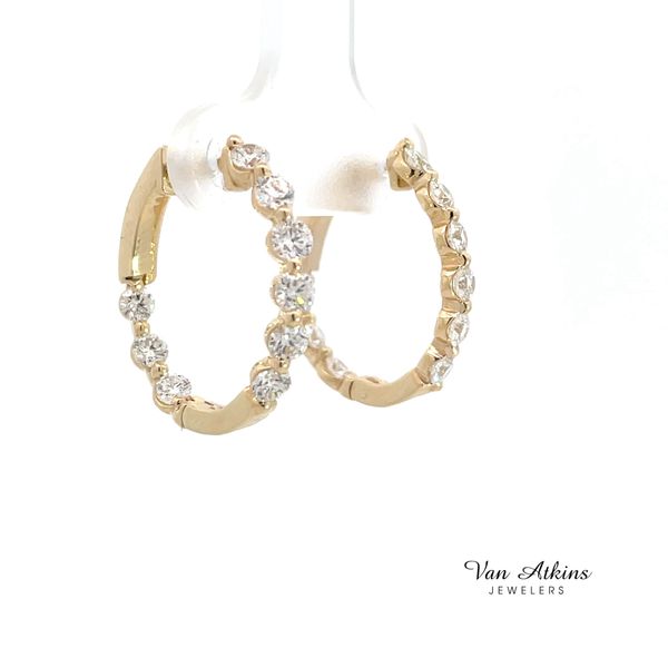 Cooper Hoops version #2 Image 2 Van Atkins Jewelers New Albany, MS