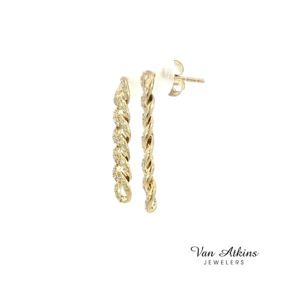 0.25 Carat Diamond Earrings Image 4 Van Atkins Jewelers New Albany, MS