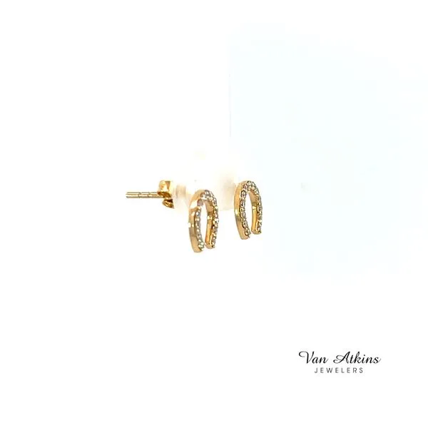 0.25 Carat Diamond Earrings Image 2 Van Atkins Jewelers New Albany, MS