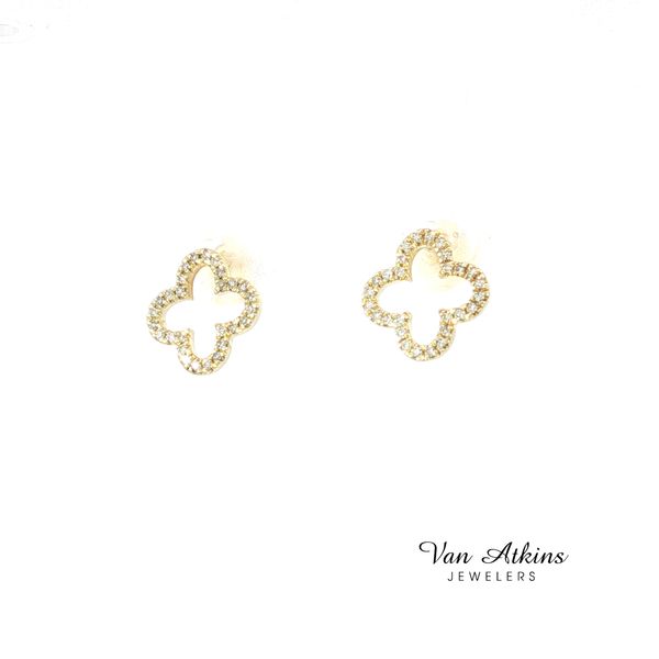 0.15 Carat Diamond Earrings Image 2 Van Atkins Jewelers New Albany, MS