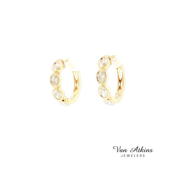 0.80 Carat Diamond Earrings Image 2 Van Atkins Jewelers New Albany, MS