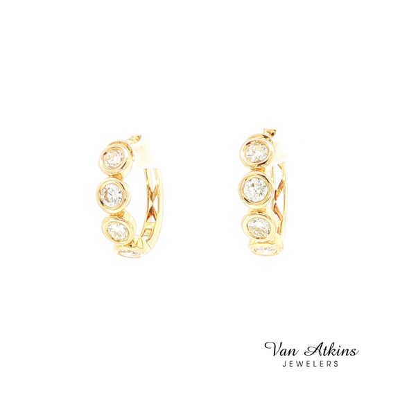 0.75 Carat Diamond Earrings Image 2 Van Atkins Jewelers New Albany, MS