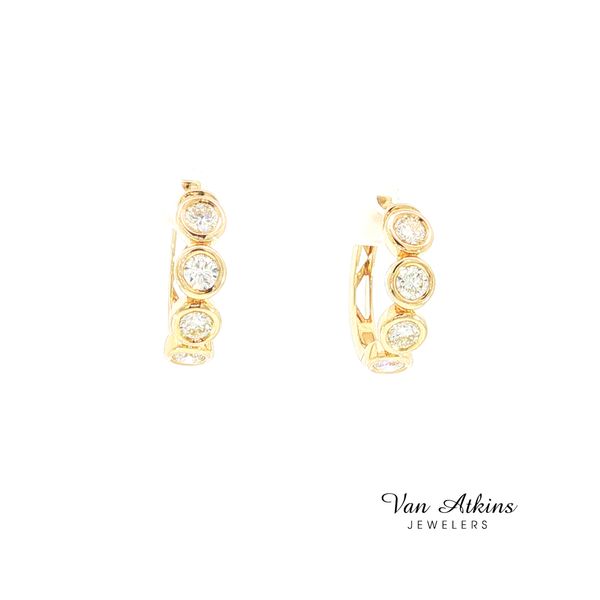 0.75 Carat Diamond Earrings Image 3 Van Atkins Jewelers New Albany, MS