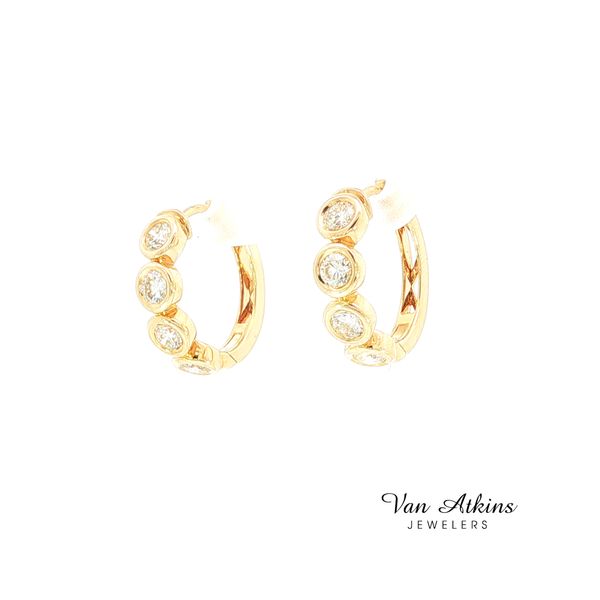 0.75 Carat Diamond Earrings Image 4 Van Atkins Jewelers New Albany, MS