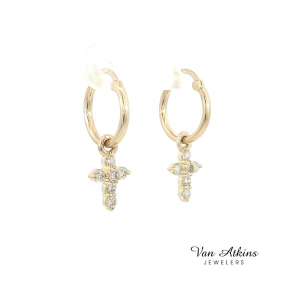 0.4 Carat Diamond Earrings Image 2 Van Atkins Jewelers New Albany, MS