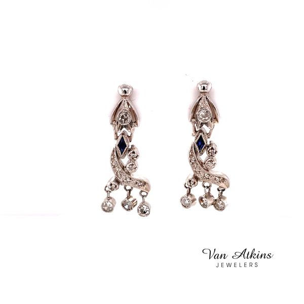 1.00 Carat Estate Diamond Earrings Van Atkins Jewelers New Albany, MS