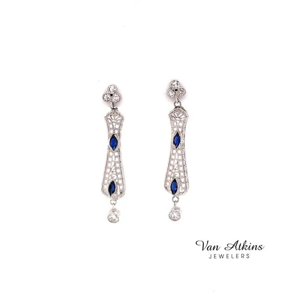 Estate Diamond Earrings Van Atkins Jewelers New Albany, MS