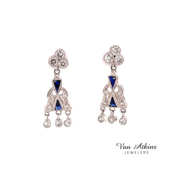 0.75 Carat Estate Diamond Earrings Van Atkins Jewelers New Albany, MS