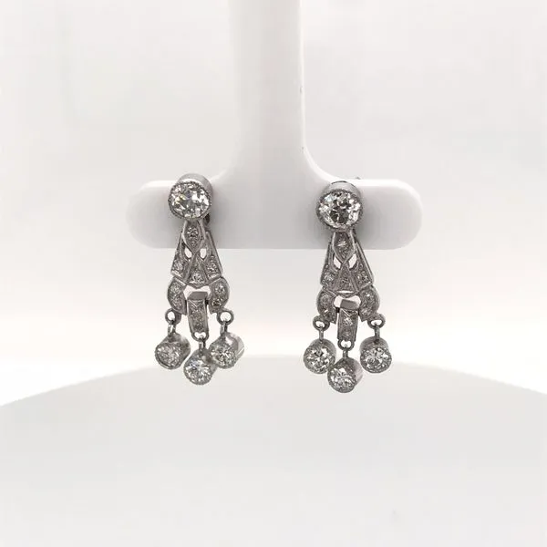 Estate Diamond Earrings Van Atkins Jewelers New Albany, MS
