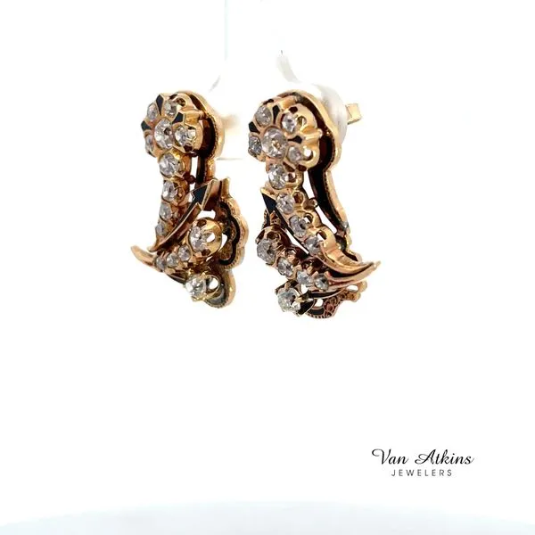 1 Carat Estate Diamond Earrings Image 2 Van Atkins Jewelers New Albany, MS