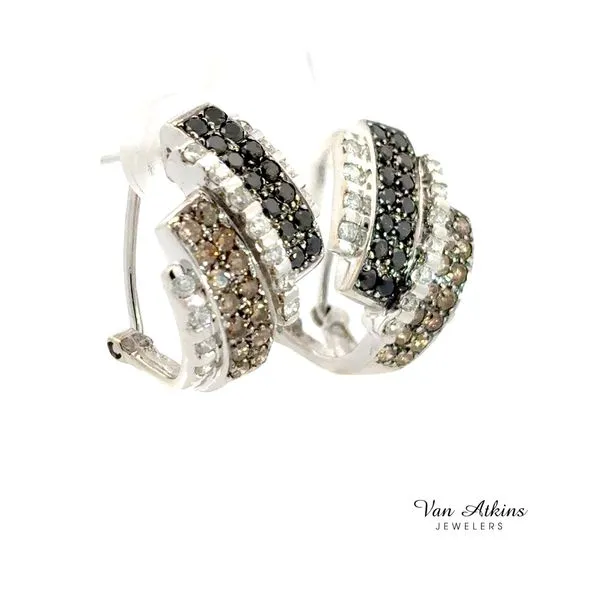 0.71 Carat Estate Diamond Earrings Image 2 Van Atkins Jewelers New Albany, MS