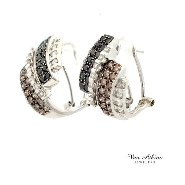 0.71 Carat Estate Diamond Earrings Image 3 Van Atkins Jewelers New Albany, MS
