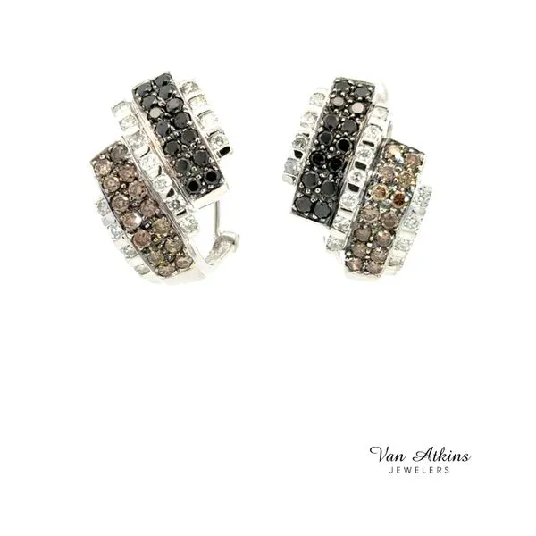 0.71 Carat Estate Diamond Earrings Image 4 Van Atkins Jewelers New Albany, MS