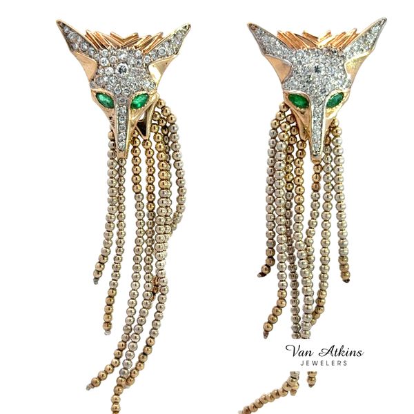 1.65 Carat Estate Diamond Earrings Van Atkins Jewelers New Albany, MS