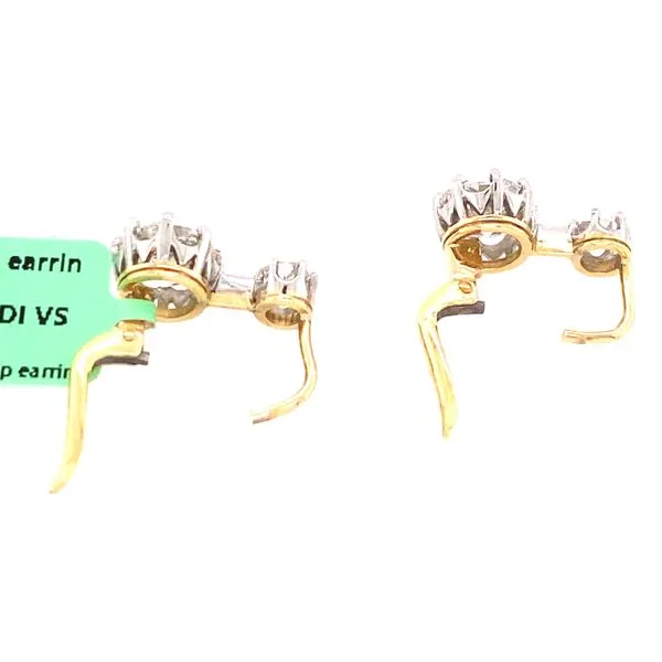 3.17 Carat Estate Diamond Earrings Image 3 Van Atkins Jewelers New Albany, MS