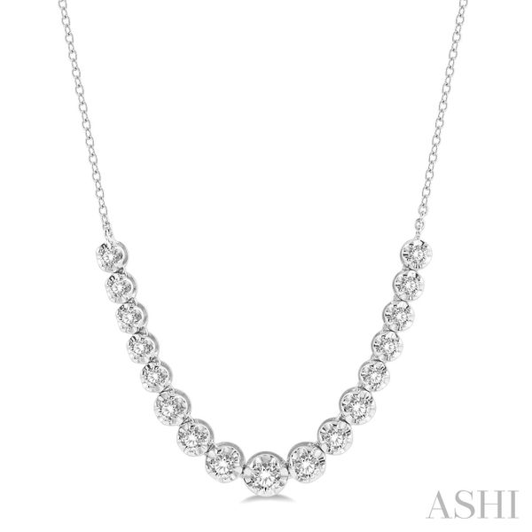 1.00 Carat Diamond Pendants/Necklaces Image 2 Van Atkins Jewelers New Albany, MS