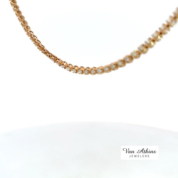5 Carat Diamond Tennis Necklace Image 3 Van Atkins Jewelers New Albany, MS