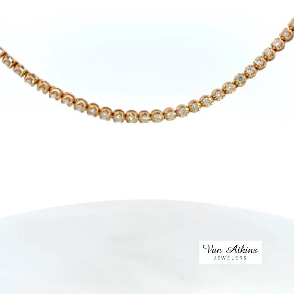5 Carat Diamond Tennis Necklace Image 4 Van Atkins Jewelers New Albany, MS