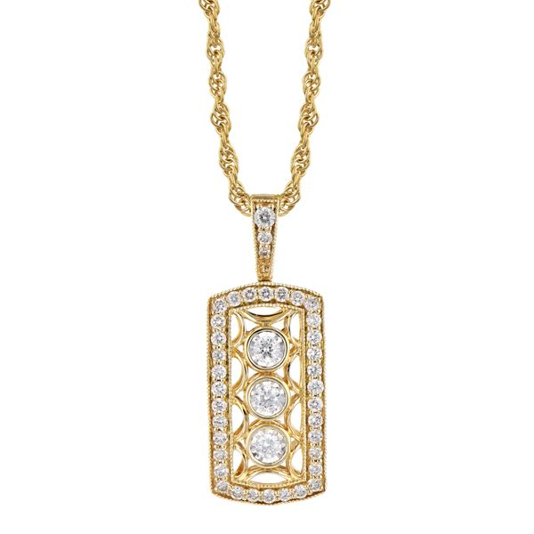 0.40 Carat Diamond Pendants/Necklaces Image 3 Van Atkins Jewelers New Albany, MS