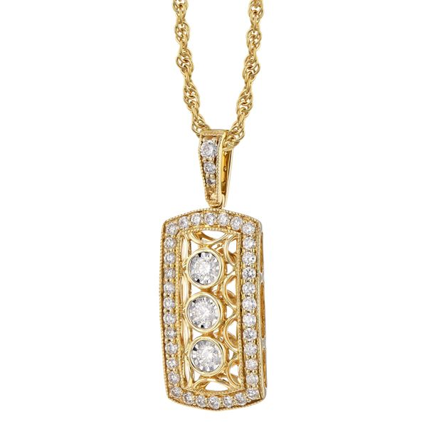 0.40 Carat Diamond Pendants/Necklaces Image 4 Van Atkins Jewelers New Albany, MS