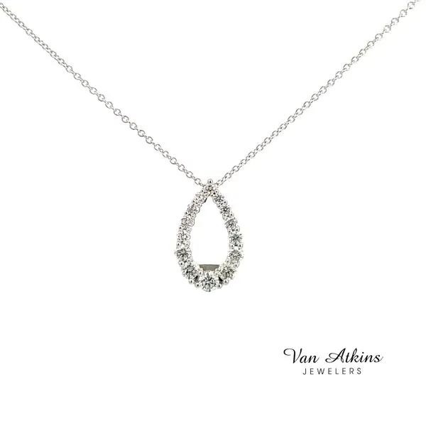 0.50 Carat Total Weight Diamond Drop Necklace Van Atkins Jewelers New Albany, MS
