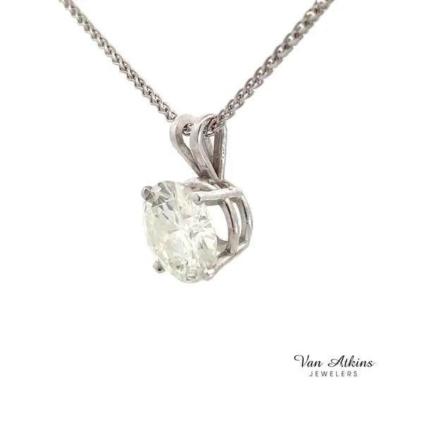 5.01 Carat Diamond Necklace Image 3 Van Atkins Jewelers New Albany, MS