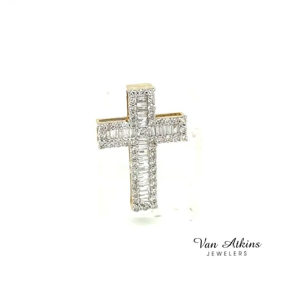 .89 Carat Diamond Cross Pendants/Necklaces Van Atkins Jewelers New Albany, MS